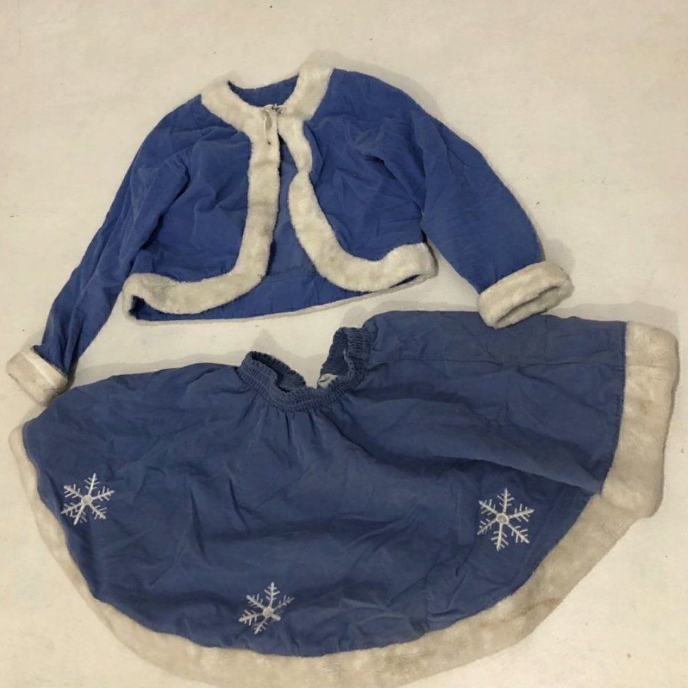 Girls Russian Snegurochka Christmas Costume 7-8